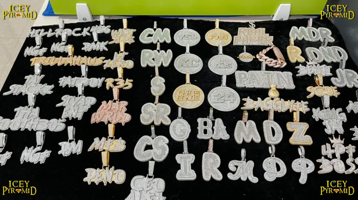 Any Necklaces Any Number Any Letter Iced Out Personalized Custom Name Necklace Pendant