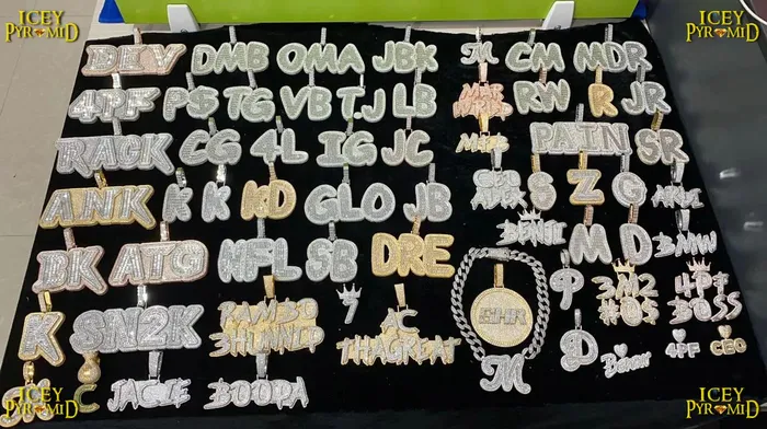 Any Necklaces Any Number Any Letter Iced Out Personalized Custom Name Necklace Pendant