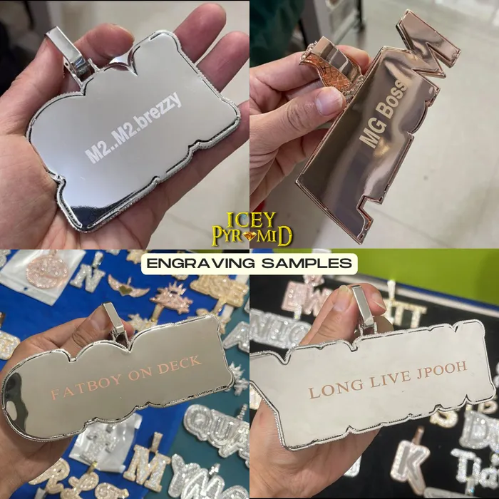 Any Necklaces Any Number Any Letter Iced Out Personalized Custom Name Necklace Pendant