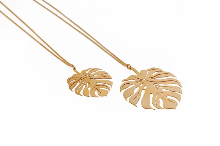 MARIA MARISCAL Necklaces Leaf Love Collar Monstera