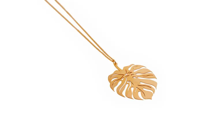 MARIA MARISCAL Necklaces Leaf Love Collar Monstera