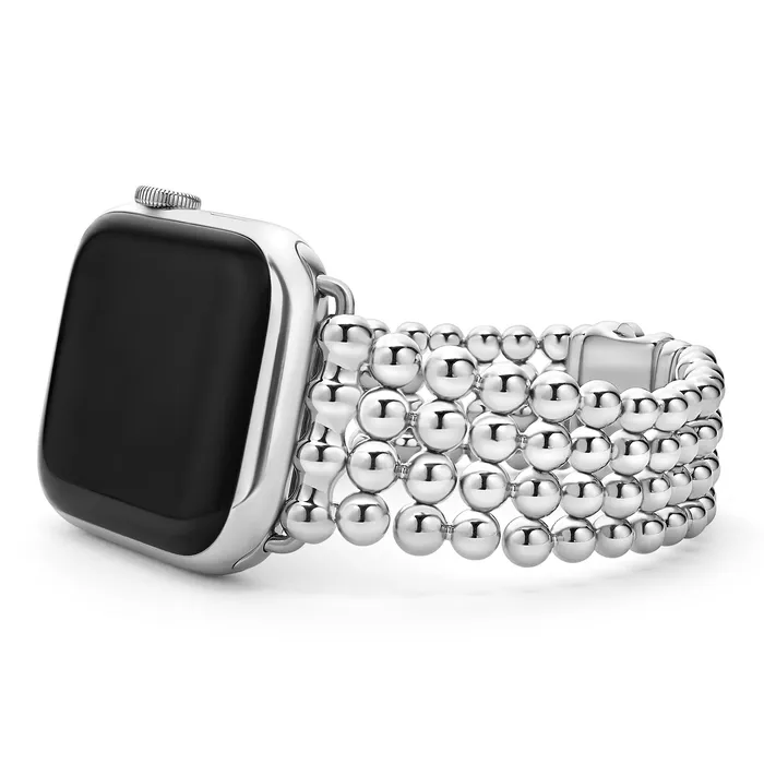 Smart Caviar Stainless Steel Infinite Caviar Beaded Watch Bracelet 42mm49mm LAGOS Bracelets Smart Caviar Stainless Steel Infinite Caviar Beaded Watch Bracelet 42mm49mm LAGOS Bracelets
