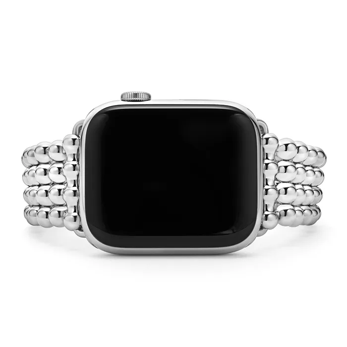 Smart Caviar Stainless Steel Infinite Caviar Beaded Watch Bracelet 42mm49mm LAGOS Bracelets