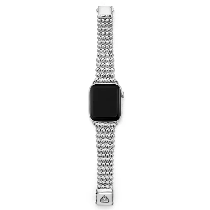 Smart Caviar Stainless Steel Infinite Caviar Beaded Watch Bracelet 42mm49mm LAGOS Bracelets