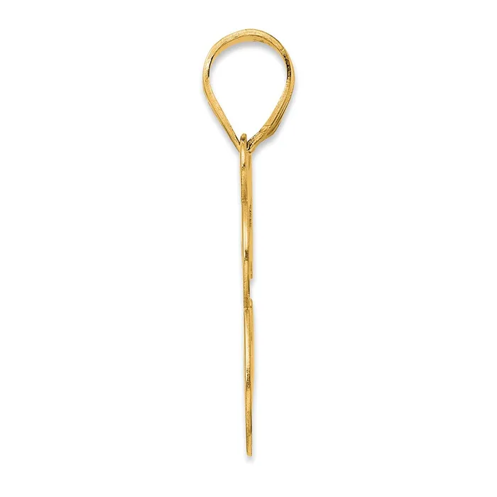 14k Yellow Gold Polished Number 58 Pendant Goldia PreStyled Sets