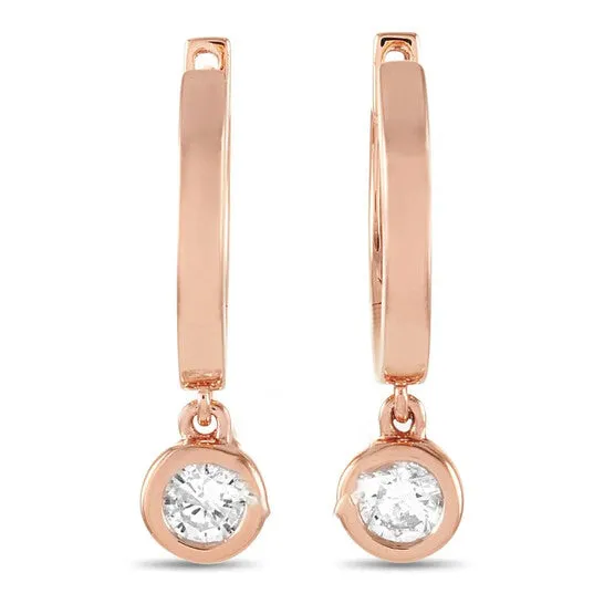 Earrings Original LB Exclusive 14K Rose Gold 025 ct Diamond Earrings JMS always Earrings Original LB Exclusive 14K Rose Gold 025 ct Diamond Earrings JMS always