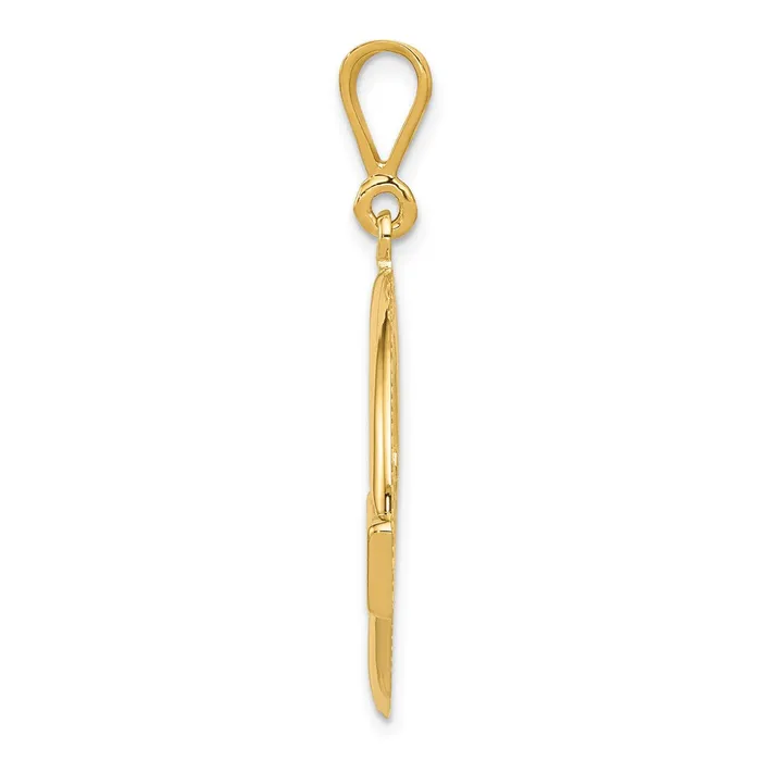 Goldia PreStyled Sets 14k Yellow Gold Claddagh Pendant