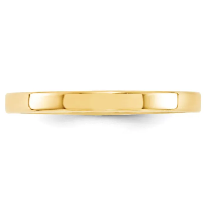 Goldia Rings Solid 18K Yellow Gold 25mm Standard Flat Comfort Fit MensWomens Wedding Band Ring Size 45 Goldia Rings Solid 18K Yellow Gold 25mm Standard Flat Comfort Fit MensWomens Wedding Band Ring Size 45