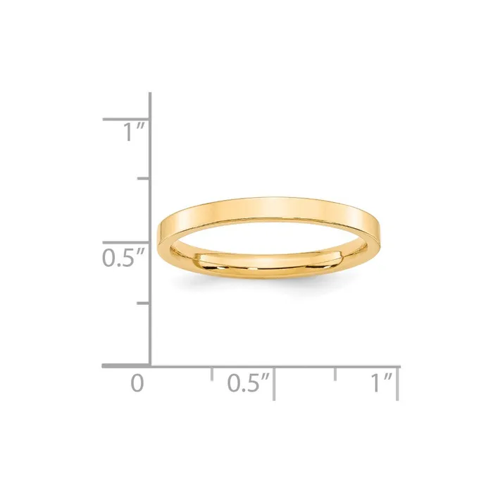 Goldia Rings Solid 18K Yellow Gold 25mm Standard Flat Comfort Fit MensWomens Wedding Band Ring Size 45 Goldia Rings Solid 18K Yellow Gold 25mm Standard Flat Comfort Fit MensWomens Wedding Band Ring Size 45