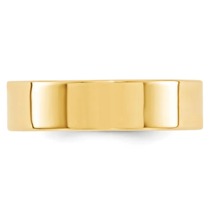 Goldia Rings Solid 18K Yellow Gold 6mm Standard Flat Comfort Fit MensWomens Wedding Band Ring Size 4 Goldia Rings Solid 18K Yellow Gold 6mm Standard Flat Comfort Fit MensWomens Wedding Band Ring Size 4