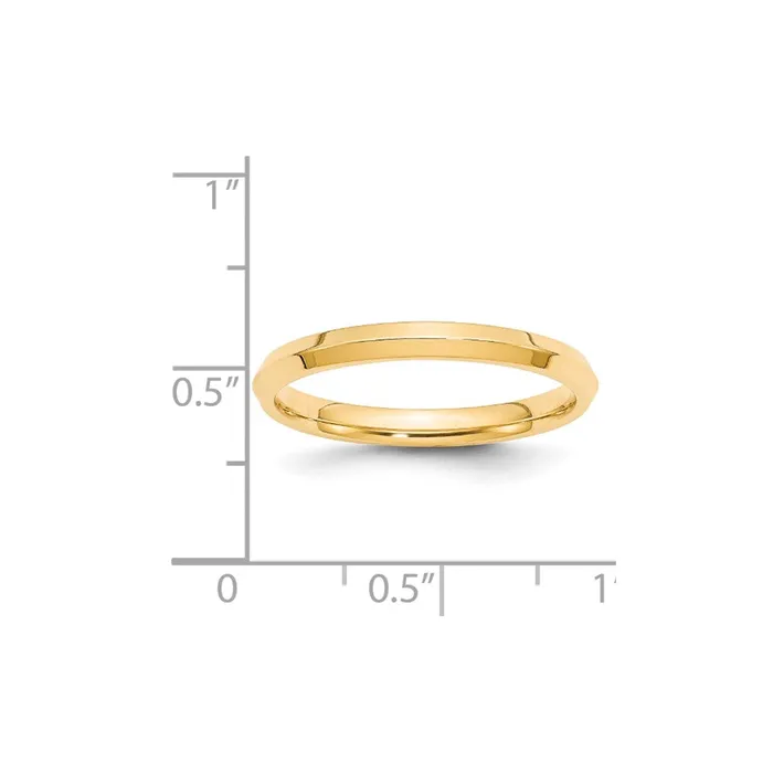 Goldia Solid 10K Yellow Gold 25mm Knife Edge Comfort Fit MensWomens Wedding Band Ring Size 4 Rings Goldia Solid 10K Yellow Gold 25mm Knife Edge Comfort Fit MensWomens Wedding Band Ring Size 4 Rings