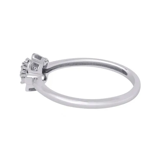 JMS always Original Bliss 18K White Gold Diamond Cluster Ring sz 625 20089426 Rings JMS always Original Bliss 18K White Gold Diamond Cluster Ring sz 625 20089426 Rings