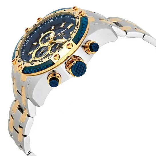 JMS always Rings Original Invicta Speedway Chronograph Blue Dial Twotone Mens Watch 25947 JMS always Rings Original Invicta Speedway Chronograph Blue Dial Twotone Mens Watch 25947
