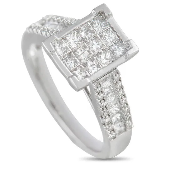 Original LB Exclusive 14K White Gold 100 ct Diamond Ring JMS always Rings Original LB Exclusive 14K White Gold 100 ct Diamond Ring JMS always Rings