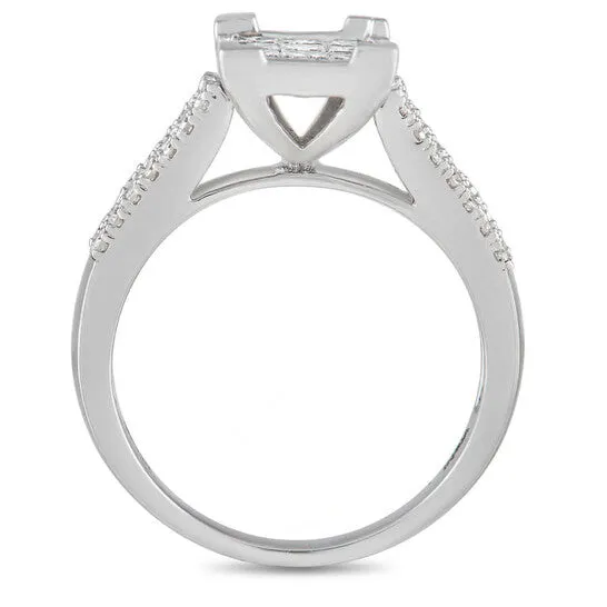 Original LB Exclusive 14K White Gold 100 ct Diamond Ring JMS always Rings Original LB Exclusive 14K White Gold 100 ct Diamond Ring JMS always Rings
