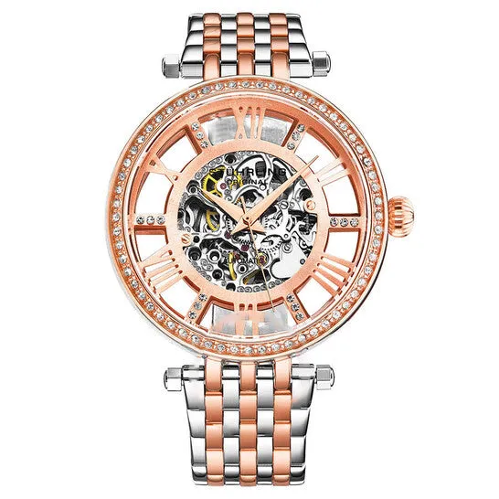 Original Stuhrling Original Legacy Automatic Rose Skeleton Dial Ladies Watch M13604 JMS always Watches Original Stuhrling Original Legacy Automatic Rose Skeleton Dial Ladies Watch M13604 JMS always Watches