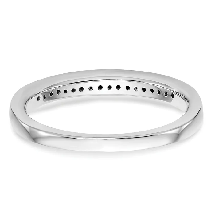 Rings 011ct CZ Solid Real 14k White Gold Wedding Wedding Band Ring Goldia