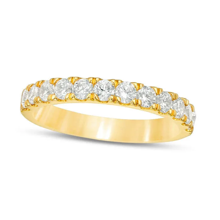 Rings Goldia 088 CT TW Natural Diamond Wedding Band in Solid 10K Yellow Gold Rings Goldia 088 CT TW Natural Diamond Wedding Band in Solid 10K Yellow Gold