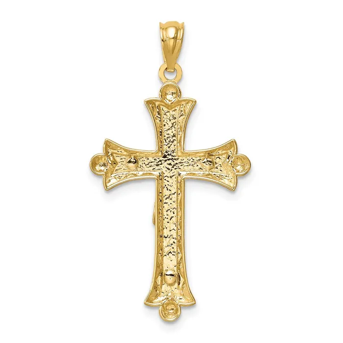 Rings Goldia 14k Twotone Gold Twotone Gold Florentine Crucifix