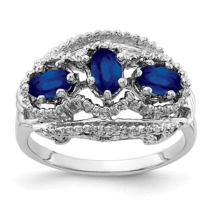 Rings Goldia 14k White Gold Sapphire Ring