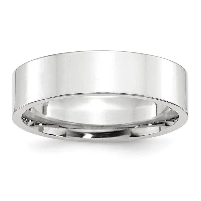 Rings Goldia Solid 14K White Gold 6mm Standard Flat Comfort Fit MensWomens Wedding Band Ring Size 12 Rings Goldia Solid 14K White Gold 6mm Standard Flat Comfort Fit MensWomens Wedding Band Ring Size 12