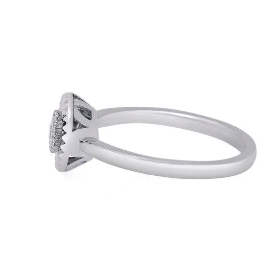 Rings JMS always Original Bliss 18K White Gold Diamond Flower Band Ring sz 65 20070943 Rings JMS always Original Bliss 18K White Gold Diamond Flower Band Ring sz 65 20070943