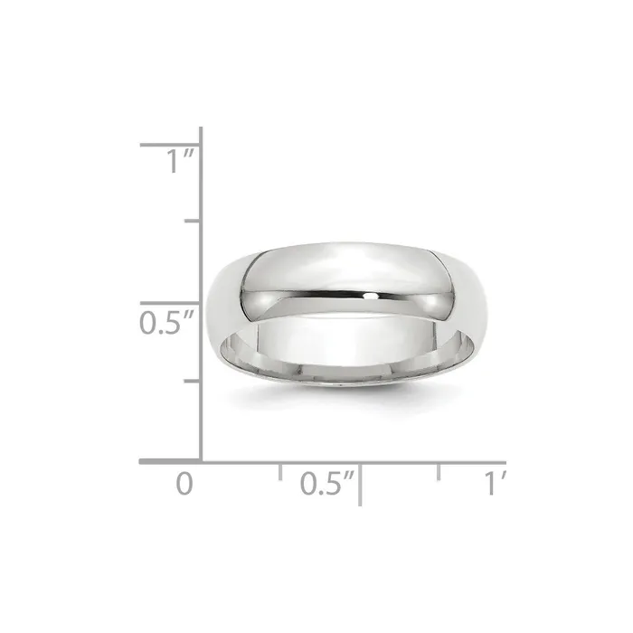 Rings Solid 18K White Gold 6mm Light Weight Comfort Fit MensWomens Wedding Band Ring Size 95 Goldia Rings Solid 18K White Gold 6mm Light Weight Comfort Fit MensWomens Wedding Band Ring Size 95 Goldia