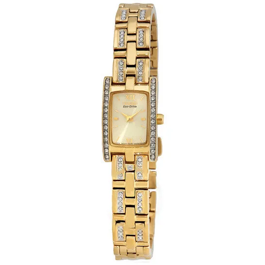 Watches Original Citizen Silhouette EcoDrive Champagne Dial Ladies Watch EG235252P JMS always Watches Original Citizen Silhouette EcoDrive Champagne Dial Ladies Watch EG235252P JMS always