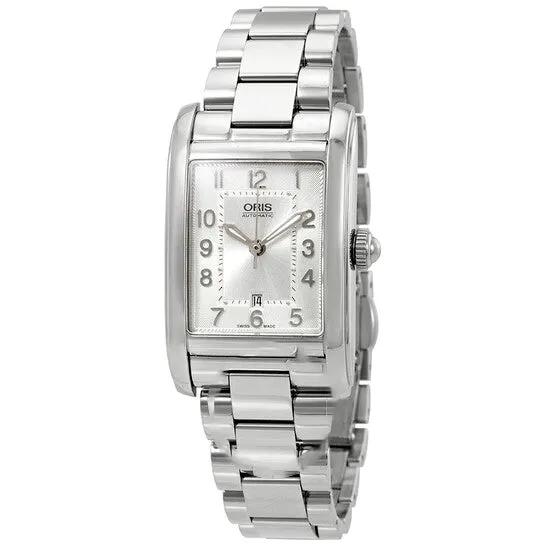 Watches Original Oris Rectangular Automatic Silver Dial Ladies Watch 01 561 7692 406107 8 18 20 JMS always Watches Original Oris Rectangular Automatic Silver Dial Ladies Watch 01 561 7692 406107 8 18 20 JMS always