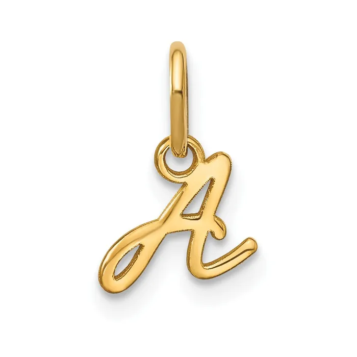 10k Yellow Gold Upper case Letter A Initial Charm TreasureFineJewelers Charm Necklaces 10k Yellow Gold Upper case Letter A Initial Charm TreasureFineJewelers Charm Necklaces