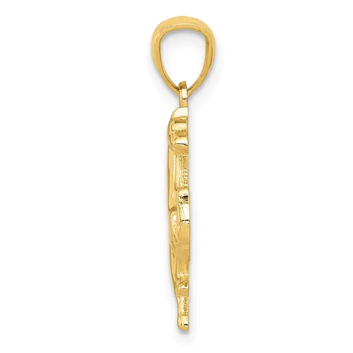 14k Yellow Gold Trotting Horse Pendant TreasureFineJewelers PreStyled Sets