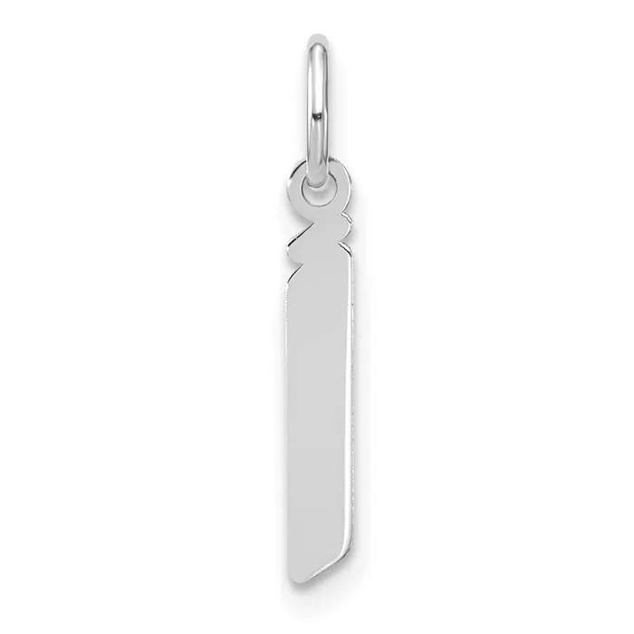 Necklaces TreasureFineJewelers Sterling Silver Rhodiumplated Lower case Letter J Initial Pendant Necklaces TreasureFineJewelers Sterling Silver Rhodiumplated Lower case Letter J Initial Pendant