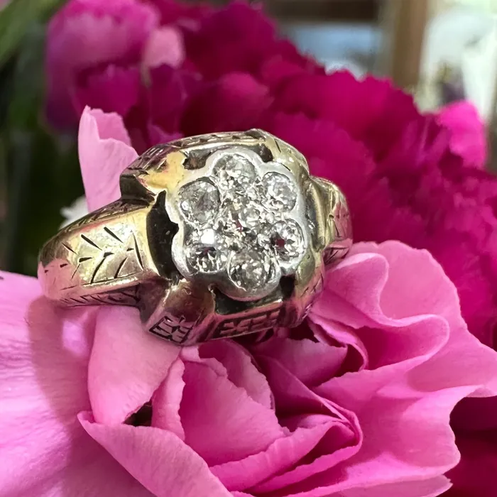 ONeills Estate Jewelry 14 Karat Yellow Gold Diamond Ring 13000848 Rings