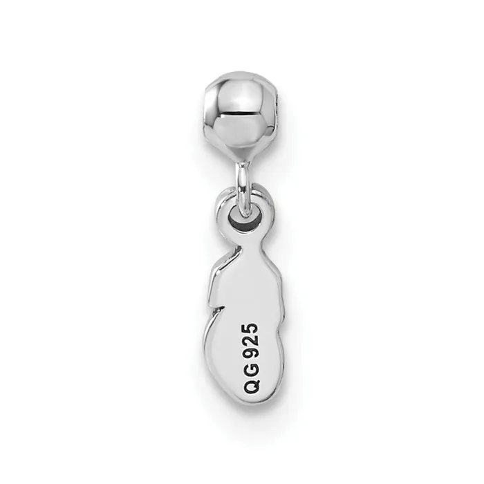 Sterling Silver Mio Memento Dangle Feather Charm TreasureFineJewelers Rings