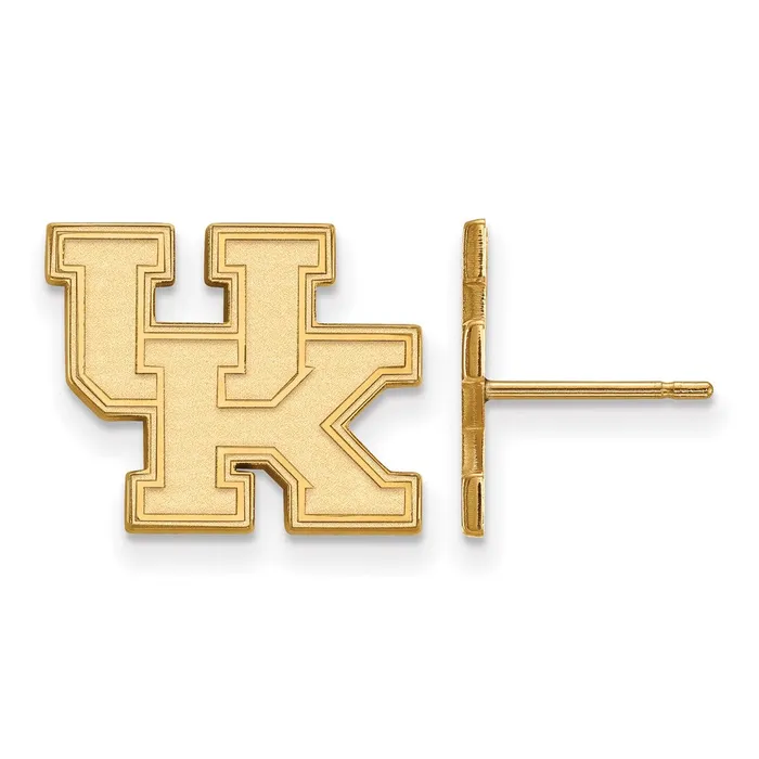 TreasureFineJewelers Earrings 14K Yellow Gold University of Kentucky Small Post Earrings TreasureFineJewelers Earrings 14K Yellow Gold University of Kentucky Small Post Earrings