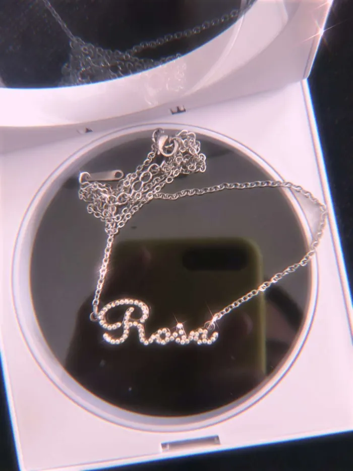 KHLOE JEWELS Custom Jewelry Necklaces CZ Customized Name Necklace