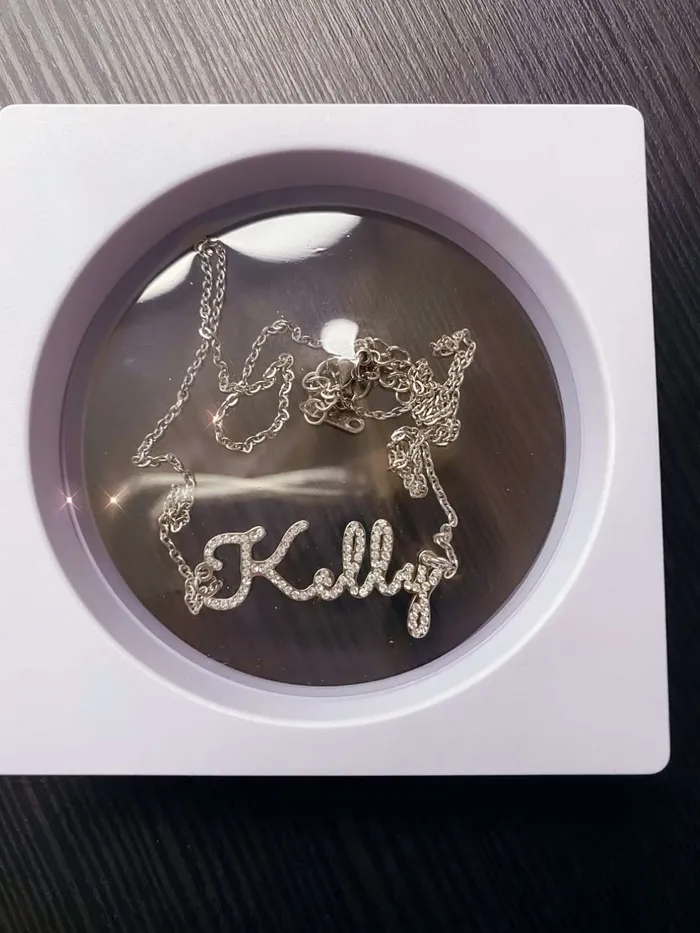 KHLOE JEWELS Custom Jewelry Necklaces CZ Customized Name Necklace