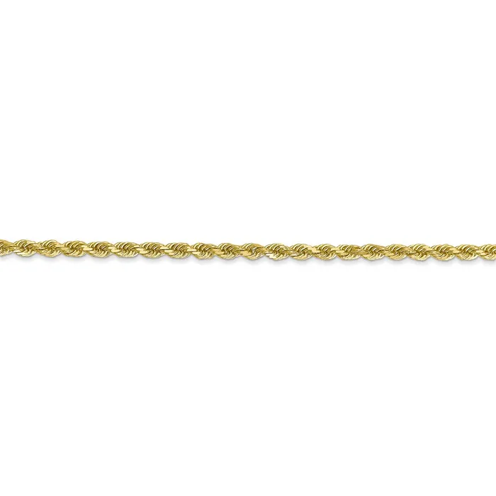 10k 225mm Diamondcut Rope ChainWBC10K01822 WB Choice Jewelry Necklaces 10k 225mm Diamondcut Rope ChainWBC10K01822 WB Choice Jewelry Necklaces