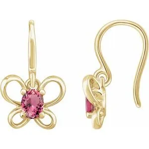 14K Yellow 4x3 mm Oval October Youth Butterfly Birthstone Earrings 653417625PSTWBC WB Choice Jewelry Earrings 14K Yellow 4x3 mm Oval October Youth Butterfly Birthstone Earrings 653417625PSTWBC WB Choice Jewelry Earrings