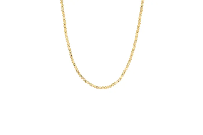Diamond Cut Beaded Necklace Shylee Rose Jewelry Necklaces