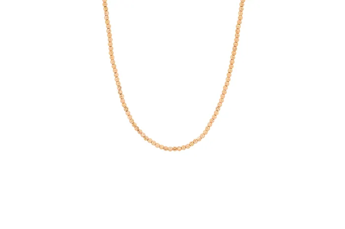 Diamond Cut Beaded Necklace Shylee Rose Jewelry Necklaces