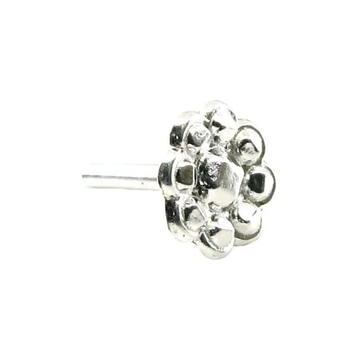 Earrings Karizma Jewels Precious Sterling Silver Body Piercing Jewelry Nose Stud Pin