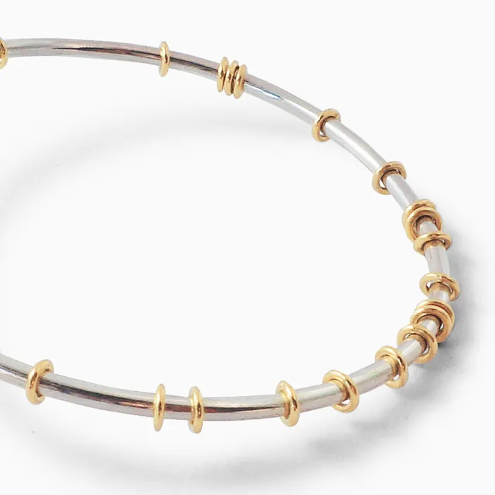 IZA JEWELRY Rings Satellite Bangle silver IZA JEWELRY Rings Satellite Bangle silver