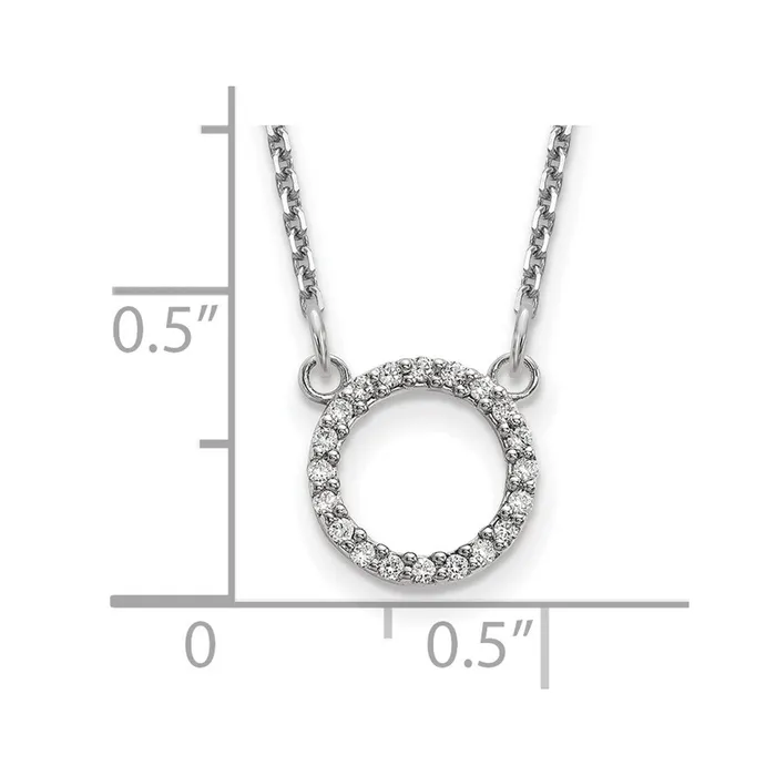 Necklaces 14k White Gold Diamond Open Circle NecklaceWBCXP5027WAAA WB Choice Jewelry Necklaces 14k White Gold Diamond Open Circle NecklaceWBCXP5027WAAA WB Choice Jewelry