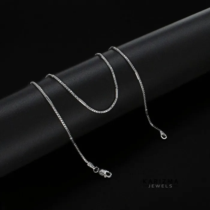 Necklaces Karizma Jewels Real Sterling Silver Indian handmade fabulous Unisex Neck Chain 185