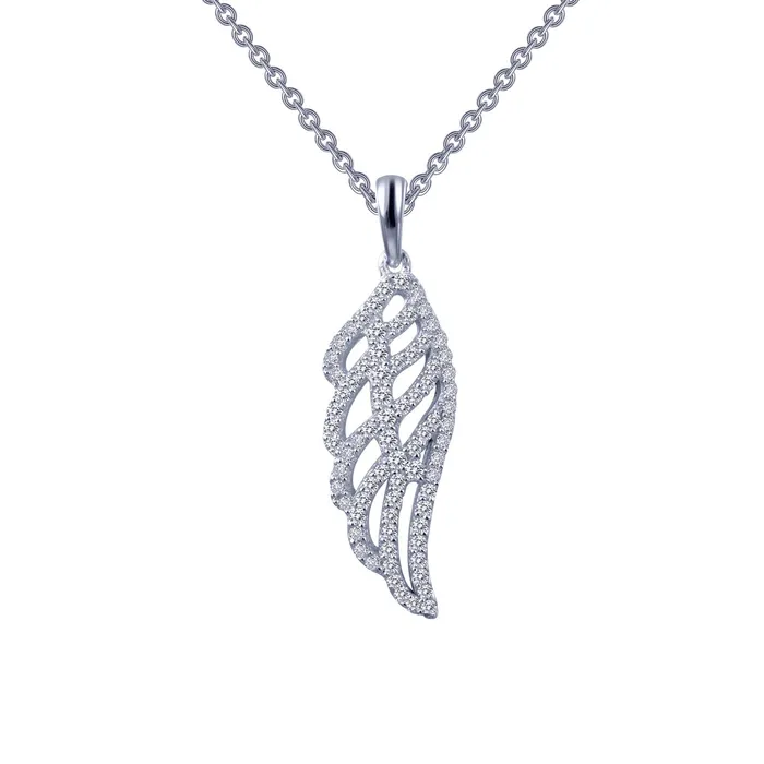 Necklaces Lafonn Angel Wing Pendant Necklace