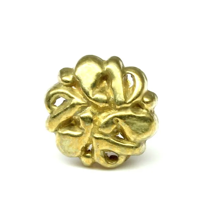 Rings Indian Nose Stud Antique gold finish nose ring Push Pin nase stud Karizma Jewels