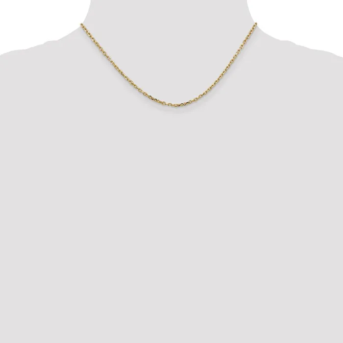 Rings WB Choice Jewelry 14k 22mm DC Round Open Link Cable ChainWBCPEN20516 Rings WB Choice Jewelry 14k 22mm DC Round Open Link Cable ChainWBCPEN20516