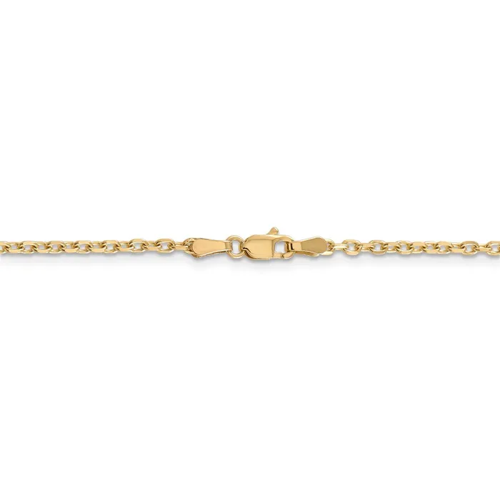 Rings WB Choice Jewelry 14k 22mm DC Round Open Link Cable ChainWBCPEN20516 Rings WB Choice Jewelry 14k 22mm DC Round Open Link Cable ChainWBCPEN20516
