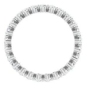 Rings WB Choice Jewelry 14K White 1 38 CTW Diamond Eternity Band 123487600052PSTWBC Rings WB Choice Jewelry 14K White 1 38 CTW Diamond Eternity Band 123487600052PSTWBC